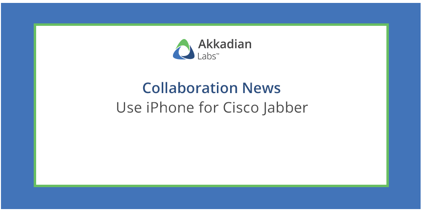 iPhone for Cisco Jabber