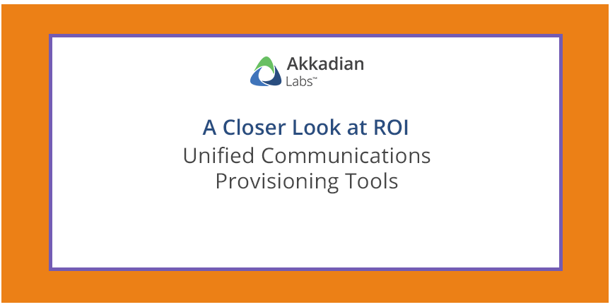 ROI UC Provisioning Tools