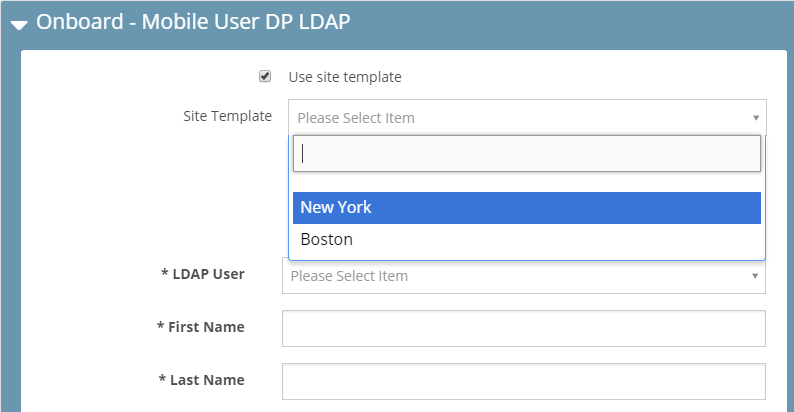 Location Based Templates