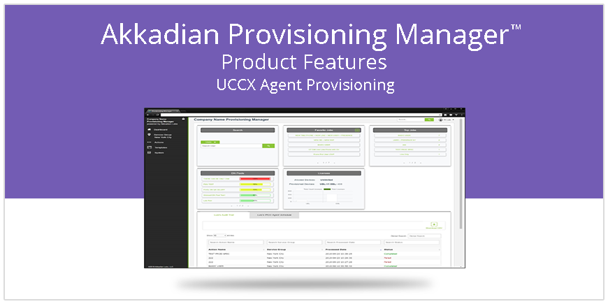 Contact Center Agent Provisioning