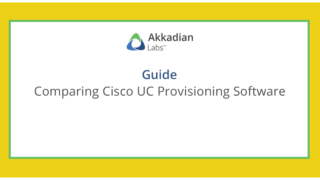 Comparing Cisco UC Provisioning Software