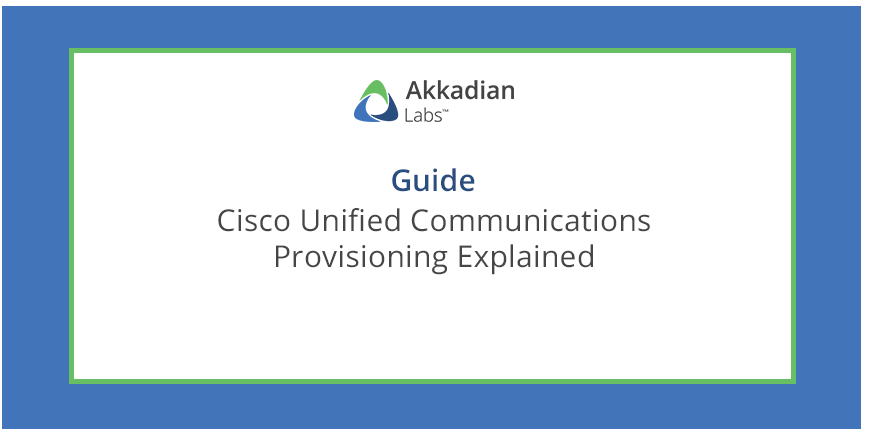 Guide_Cisco UC Provisioning