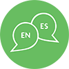 console multiple language icon