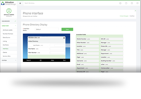 Akkadian Labs Phone Interface
