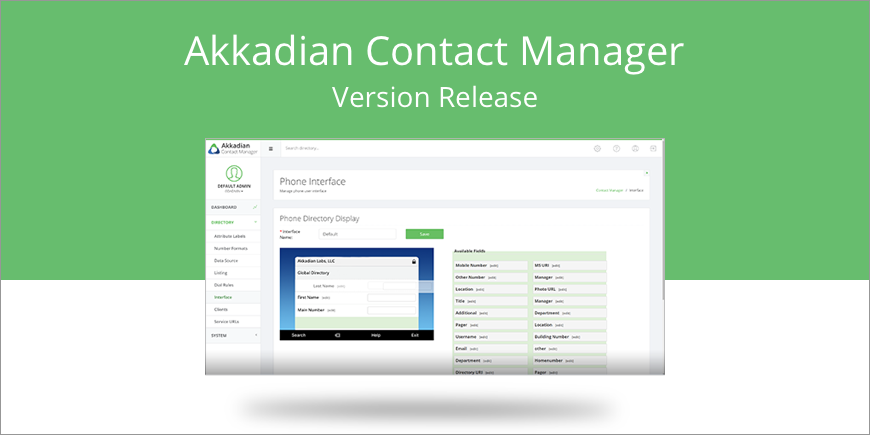 Akkadian Contact Manager Version Release