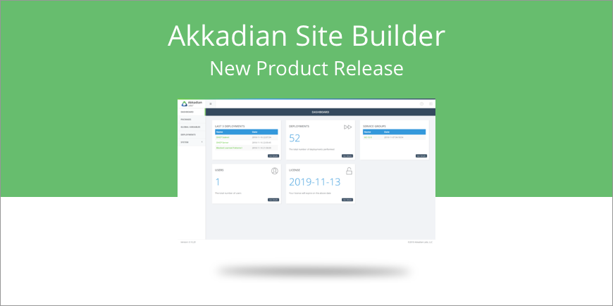 Akkadian Site Builder New Product Release
