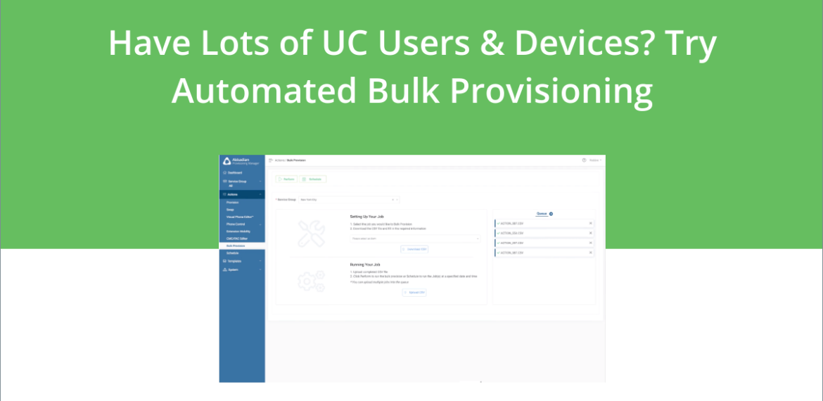 bulk provisioning feature