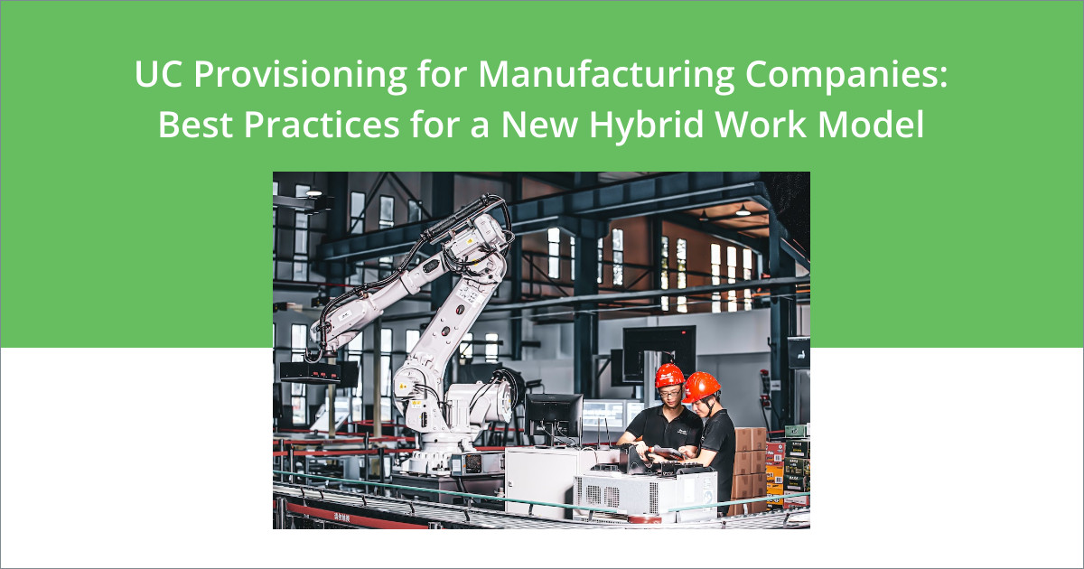 provisioning best practices for manufacturing companies