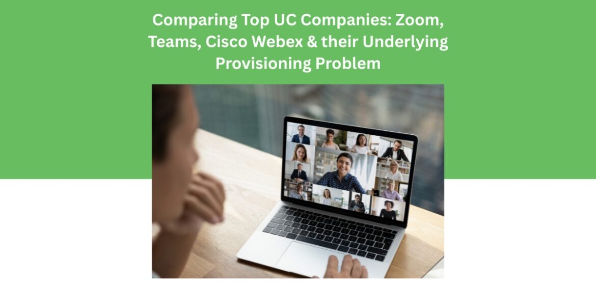 an employee on a Zoom call