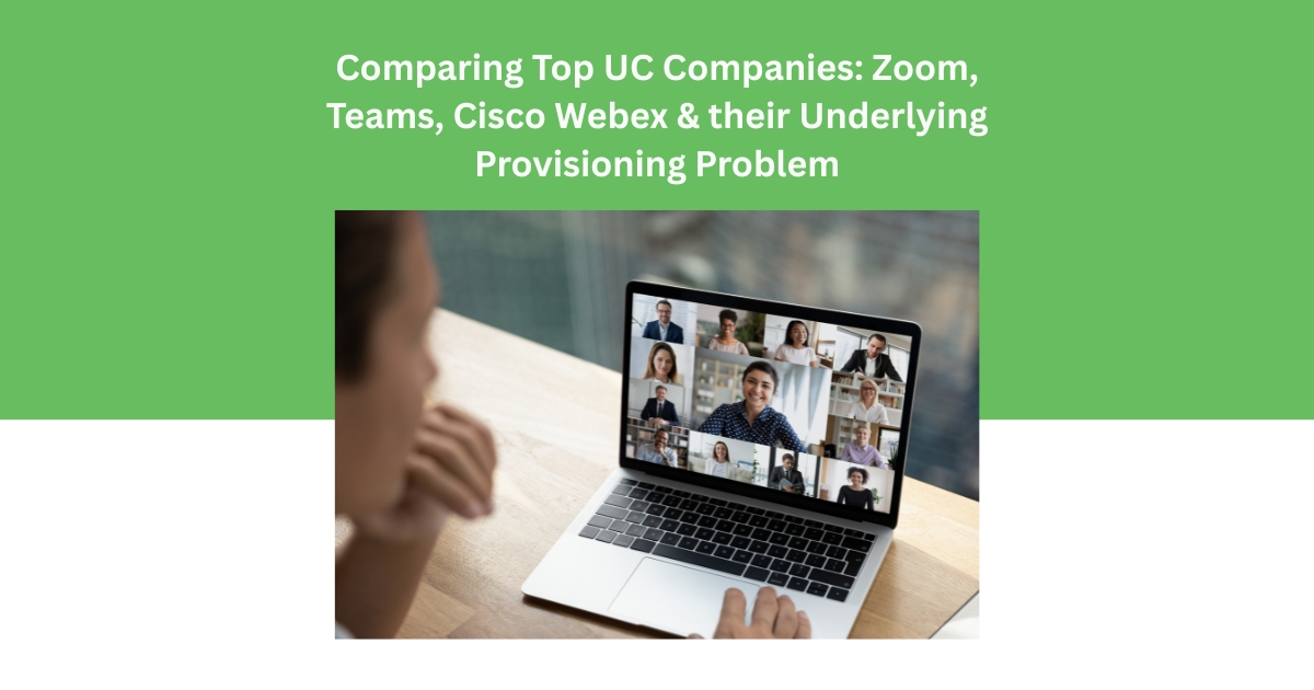 an employee on a Zoom call